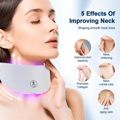 7 Colors LED Facial Mask with Neck Red Light Therapy